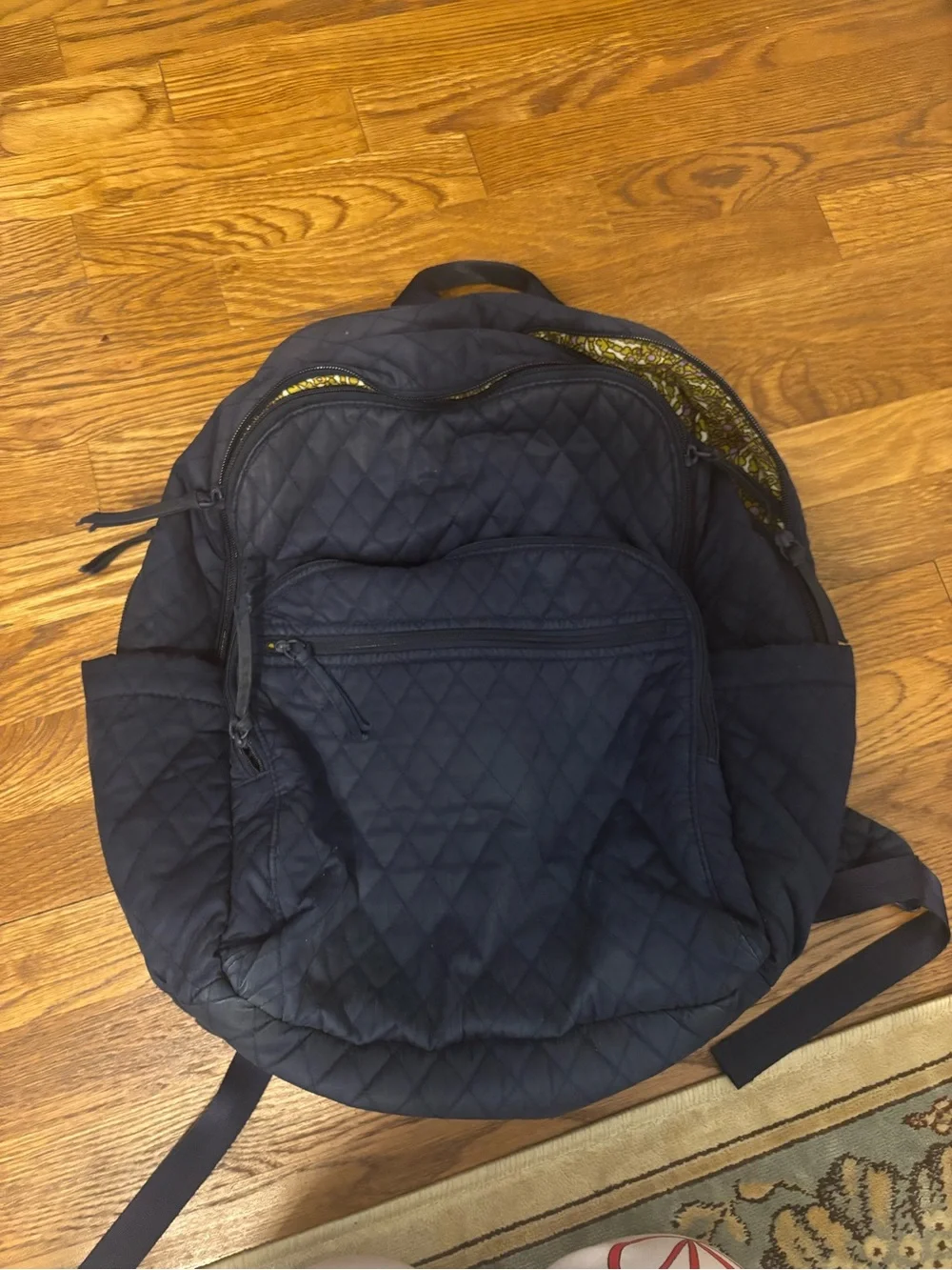 Vera Bradley quilted backpack - Picture 1 of 4